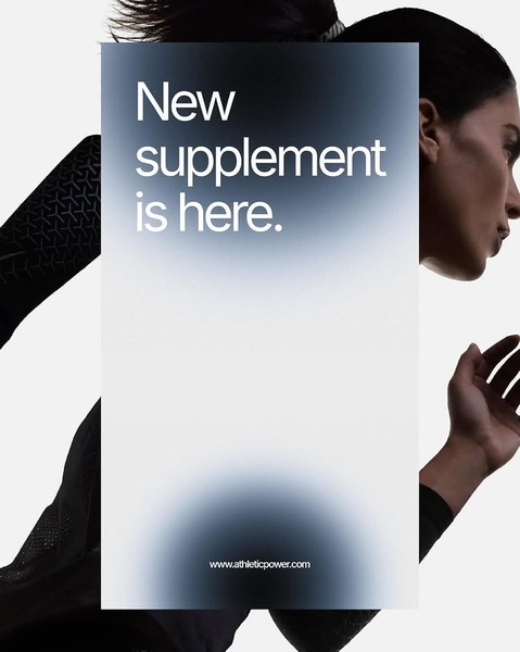 fitness supplement, sports supplement, workout supplement, performance supplement, athletic supplement, nutritional supplement, new arrival, product launch, editorial, modern typography, bold, energetic, neutral, black, blue